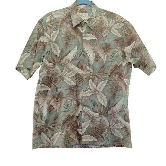Pierre Cardin Mens Button Up Shirt Multi-Color Size Medium 100% Cotton Collar - Picture 1 of 12